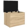 vidaXL Banc de rangement Ch&ecirc;ne Sonoma 62x42x45 cm Bois d'ing&eacute;nierie