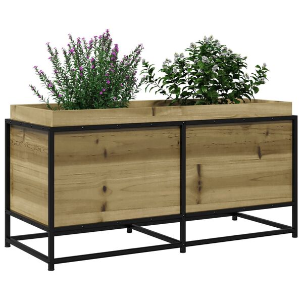 vidaXL Jardini&egrave;re 100x40x50 cm bois de pin impr&eacute;gn&eacute;