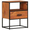 vidaXL Table de chevet 40x30x50 cm Bois d'acacia massif