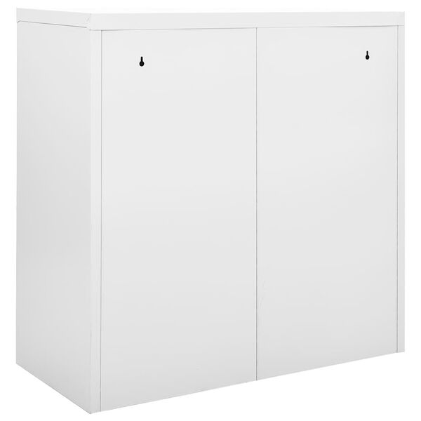 vidaXL Armoire à portes coulissantes Gris 90x40x90 cm Acier