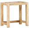 vidaXL Tables d'appoint peintes &agrave; la main 2pcs Bois de Manguier solide