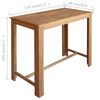 vidaXL Table et tabourets de bar 5 pcs Bois d'acacia massif