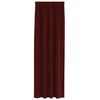 vidaXL Rideaux occultants 2 pcs Bordeaux 140 x 245 cm Velours
