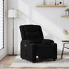 vidaXL Fauteuil inclinable &eacute;lectrique Noir Tissu