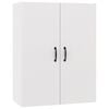 vidaXL Armoire suspendue Blanc 69,5x34x90 cm Bois d'ing&eacute;nierie