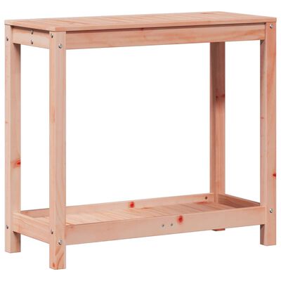 vidaXL Table de rempotage et étagère 82,5x35x75cm bois massif douglas