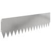 vidaXL Bordure de Pelouse 20 pc 103 x 30 cm Acier Argent&eacute;