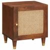 vidaXL Cabinet de chevet Marron 40 x 33,5 x 46 cm Bois d'acacia massif