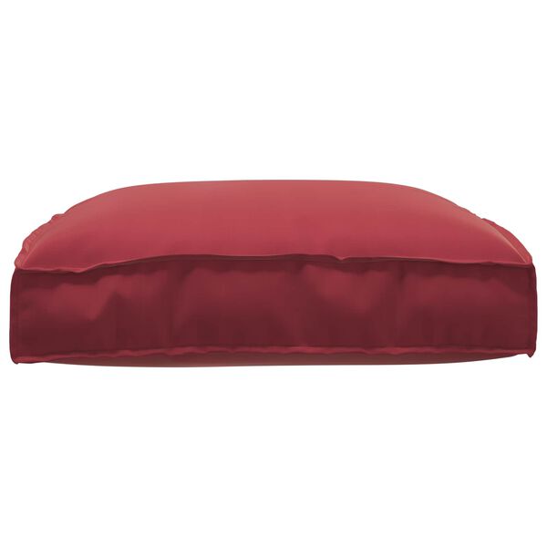 vidaXL Coussin Bordeaux 80 x 80 x 12 cm Tissu Oxford