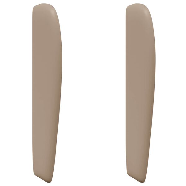 vidaXL Oreille de t&ecirc;te de lit Marron 80 x 23 x 6 cm PVC