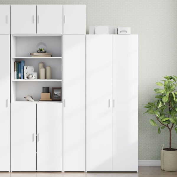vidaXL Armoire murale blanc 30x42,5x40 cm bois d'ingénierie