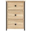vidaXL Table de chevet ch&ecirc;ne sonoma 40x36x60 cm bois d'ing&eacute;nierie