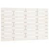vidaXL T&ecirc;te de lit murale Blanc 81x3x63 cm Bois massif de pin
