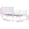 vidaXL Cadre de lit sans matelas bois massif