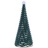 vidaXL Sapin de No&euml;l brillant avec LED et socle EKENAS 250 cm 370 LED
