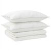 vidaXL Ensemble de couette et d'oreiller 3 pc 135 x 220 cm &Eacute;t&eacute; 140 GSM