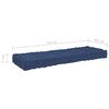 vidaXL Coussins de plancher de palette lot de 4 Bleu marine clair