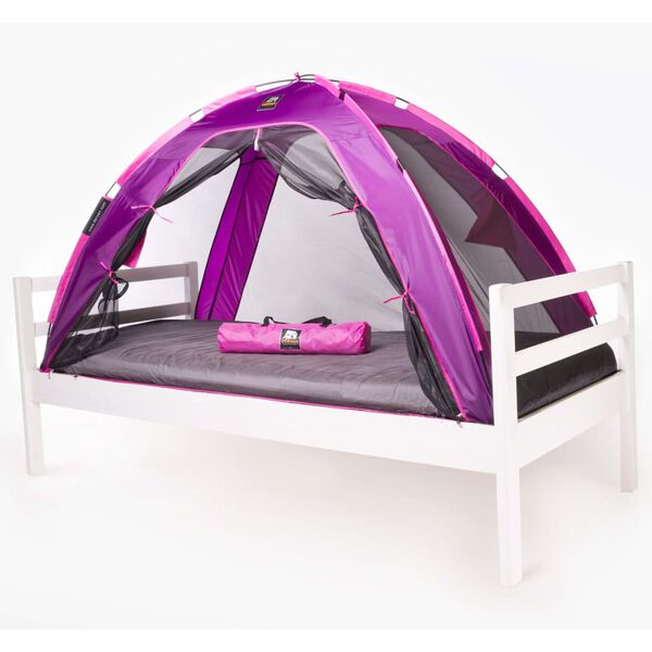 DERYAN Tente lit moustiquaire 200x90x110 cm Violet