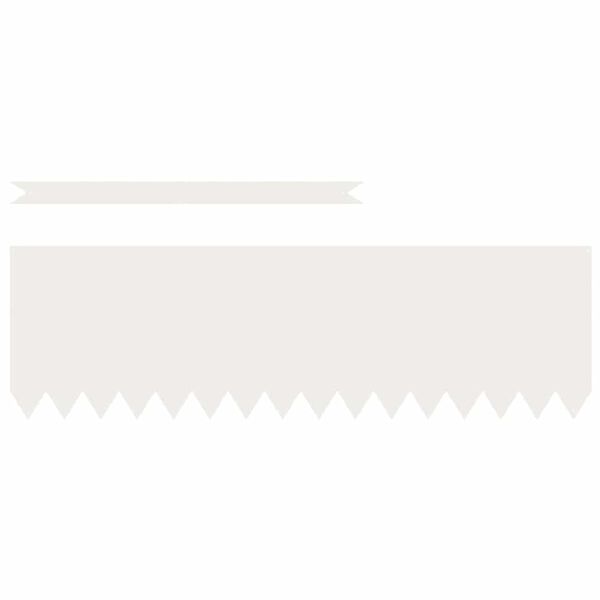 vidaXL Bordure de Pelouse 30 pcs Blanc 100 x 0.05 x 20 cm