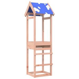 vidaXL Tour de jeu Marron 52,5 x 46,5 x 195 cm Bois massif Douglas