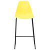 vidaXL Ensemble de bar 5 pcs Plastique Jaune