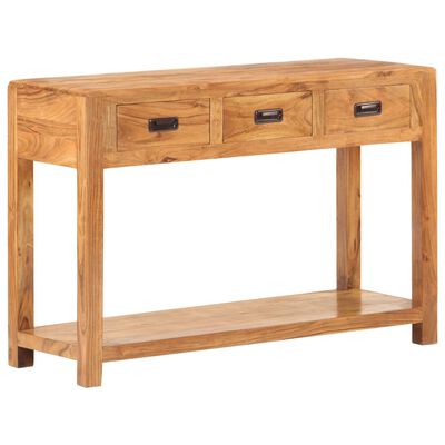 vidaXL Table console 110x40x76cm Bois d'acacia massif et finition miel