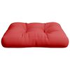 vidaXL Coussin de palette rouge tissu