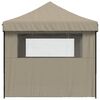 vidaXL Tente de f&ecirc;te Taupe 279 x 410 x 315 cm Tissu Oxford