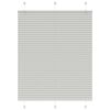 vidaXL Store pliss&eacute; gris clair 105x100cm largeur du tissu 104,4cm