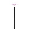 vidaXL Corde de bateau Noir complet 6 mm 500 m Polypropylène