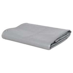 vidaXL B&acirc;che 650 g / m&sup2; 3x4 m Gris