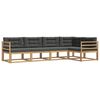 vidaXL Ensemble de canap&eacute;s d'ext&eacute;rieur 4 pc Blanc et anthracite