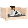 vidaXL Lit pour chien 55,5 x 45,5 x 28 cm Bois de pin massif