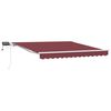 vidaXL Auvent r&eacute;tractable Bordeaux 300 x 250 cm Tissu et Aluminium