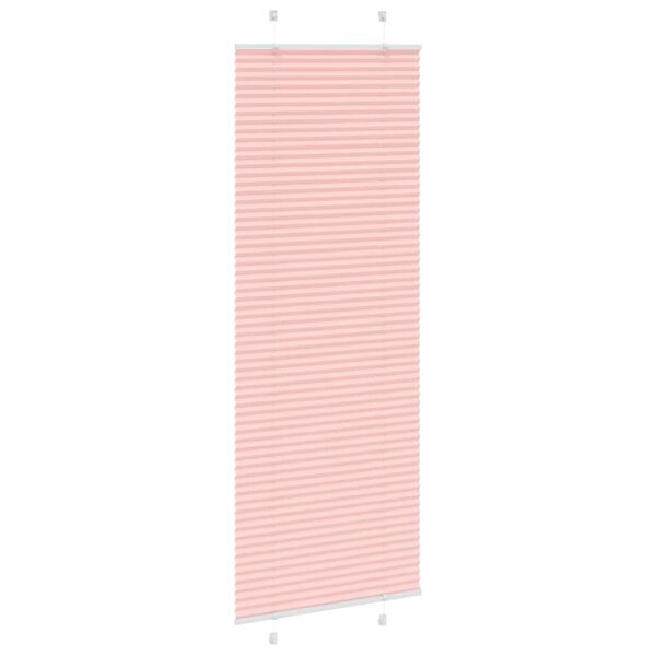 vidaXL Store pliss&eacute; rose 70x200 cm largeur du tissu 69,4 cm polyester