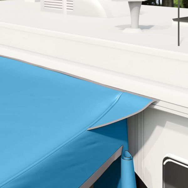 vidaXL Tente de hayon avec toit Bleu 285 x 255 x 245 cm taffetas