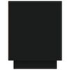 vidaXL Meuble TV noir 80x35x45 cm bois d'ingénierie