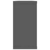 vidaXL &Eacute;tag&egrave;res cube murales 2 pcs Gris 100x15x30 cm bois d'ing&eacute;nierie