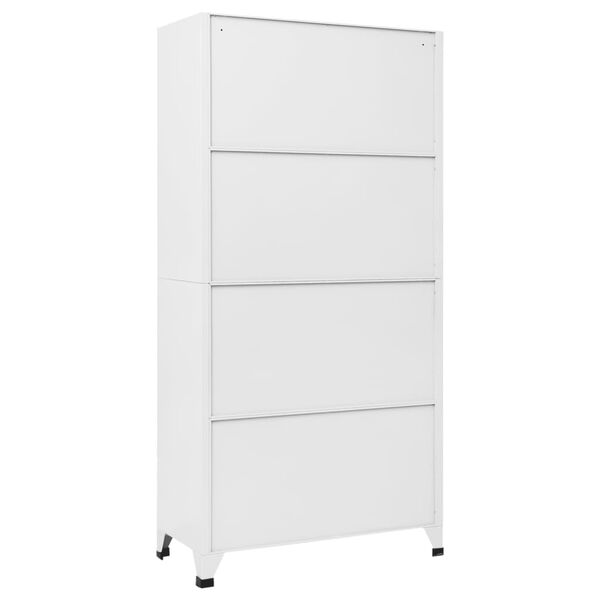 vidaXL Armoire à casiers Gris clair et gris foncé 90x45x180 cm Acier