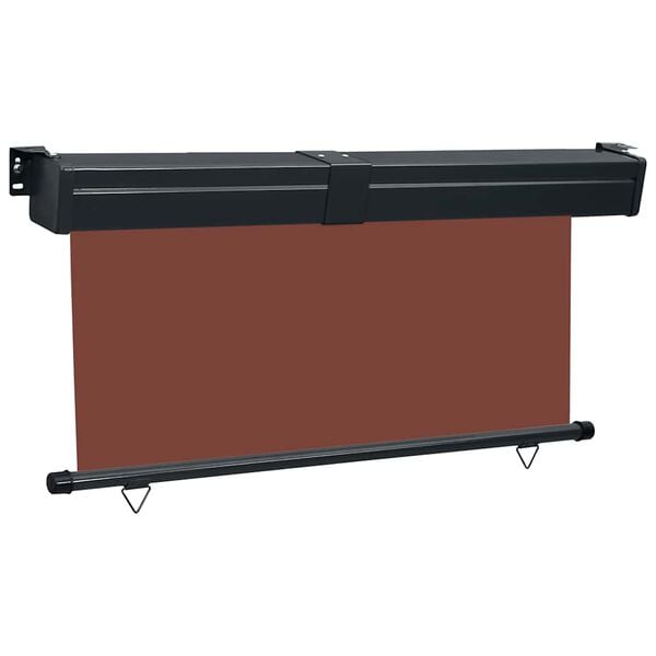 vidaXL Auvent lat&eacute;ral de balcon 175x250 cm Marron