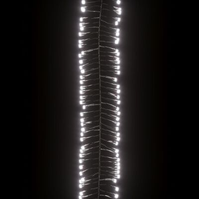 vidaXL Guirlande lumineuse à LED groupées 1000 LED Blanc froid 11m PVC