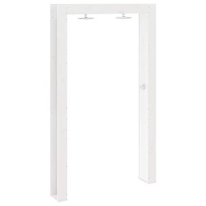 vidaXL Douche d'ext&eacute;rieur Blanc 137 x 23 x 226 cm Pin massif