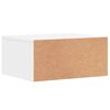 vidaXL Support d'imprimante blanc 49x40x22,5 cm bois d'ing&eacute;nierie