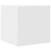 vidaXL Meuble TV mural Blanc 30,5x30x30 cm