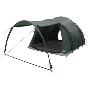 vidaXL Tente tunnel 370 x 275 x 210 cm Vert arm&eacute;e Polyester et Acier