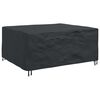 vidaXL Housse pour meubles Uni Noir 200 x 165 x 80 cm 420D