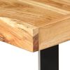 vidaXL Ensemble de bar 9 pcs Bois d'acacia solide et cuir véritable