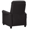 vidaXL Fauteuil de massage Noir Similicuir