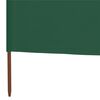 vidaXL Paravent 5 panneaux Tissu 600 x 120 cm Vert