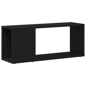 vidaXL Ensemble meuble TV 80 x 24 x 32 cm Ch&ecirc;ne noir Bois d'ing&eacute;nierie